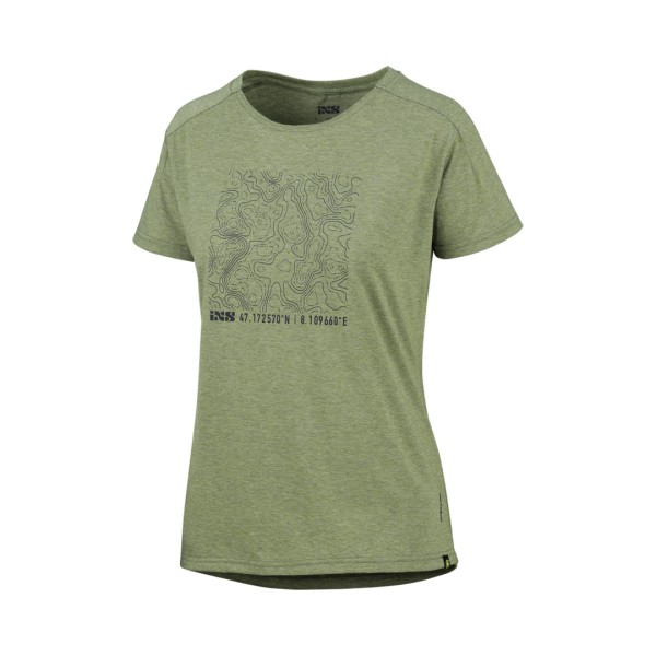 iXS Women' s Flow Contour Tech Tee olive 44
