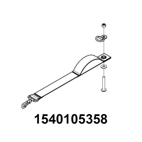 Thule Fangband Hitch Backup Strap Kit 2017 für Anhänger Kupplung