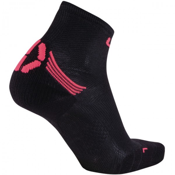 UYN Lady Run Superleggera Socks black / coral fluo
