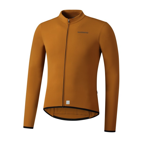 Shimano Men Vertex Thermal LS Jersey bronze, XXXL