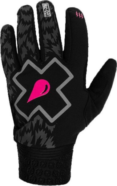 Muc-Off Winter Rider Gloves black/grey bolt M