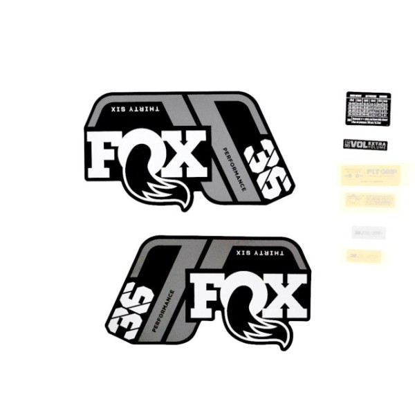 FOX 21 36 P-S gray Logo mat black