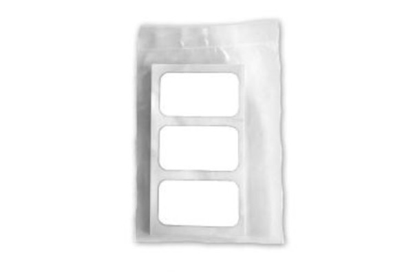 Reflektorfolie selbstklebend 3M 25x45mm OEM Set à 30 Stk. mit 10 Bögen à 3 Stk. weiss
