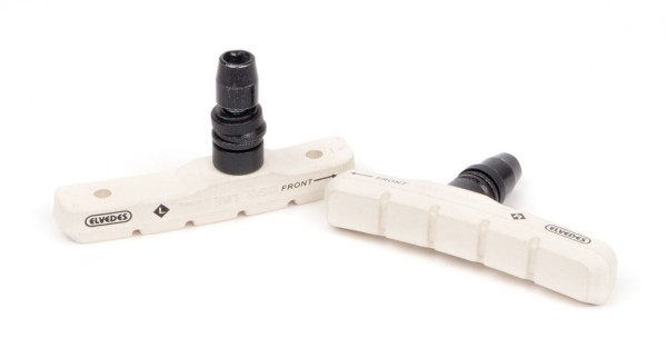 Elvedes Bremsschuhe V-Brake weiss
