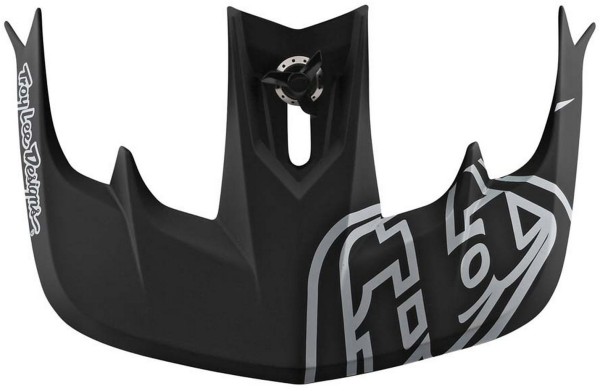 Troy Lee Designs Stage Helmet Visor, Stealth Black/Silver