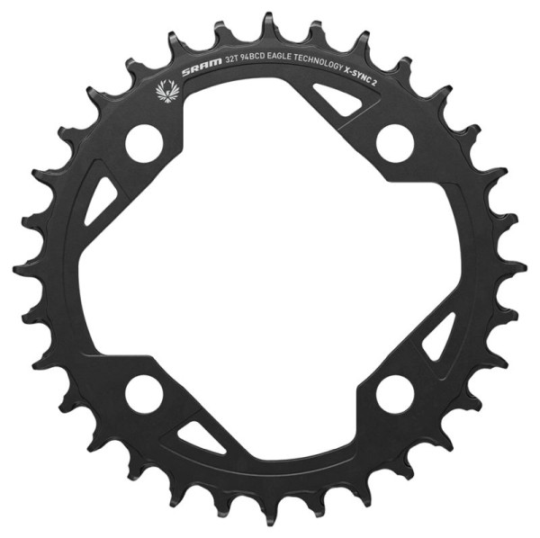 Kettenblatt X-SYNC 2 Eagle 32Z 94 BCD Alu Black, Light Powered E-MTB