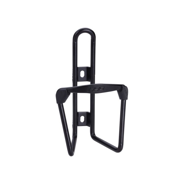 Bidonhalter Fueltank schwarz matt aus Alu, inkl. Inoxschrauben