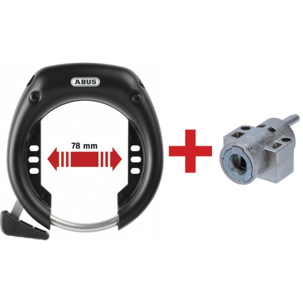 Abus Rahmenschl. 5755L & Akkuschl. IT3 XPlus Bosch2 gleichschliessend schwarz