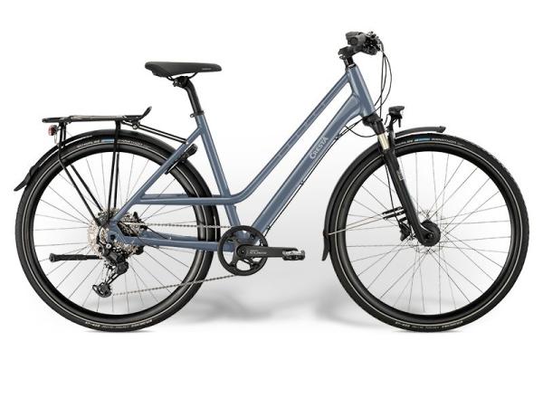 Cresta Veloce - Cues 10-Gang | L/54 | Tiefeinstieg Mixte | 683 denim-blue glanz