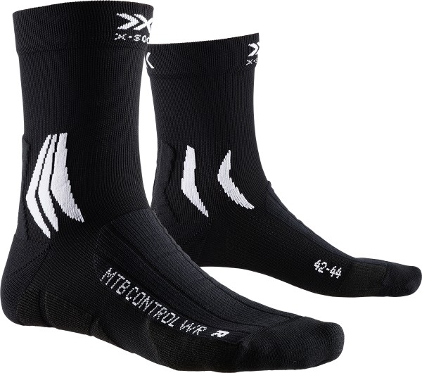 X-SOCKS Men MTB Control WR opal black/arctic white