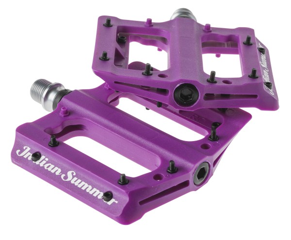 Indian Summer Standing Bear Pedal, austauschbare Pins. Purple.