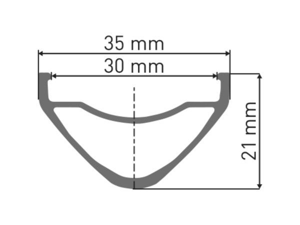 FR 541 Felge DB 27.5" 30 28L