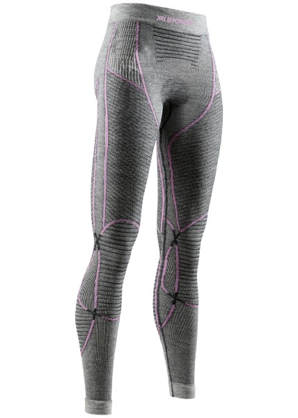 X-BIONIC Women Merino Pants black/grey/ magnolia, XL