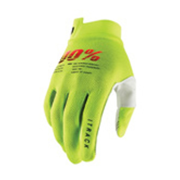 Handschuhe iTrack Youth fluo gelb KL