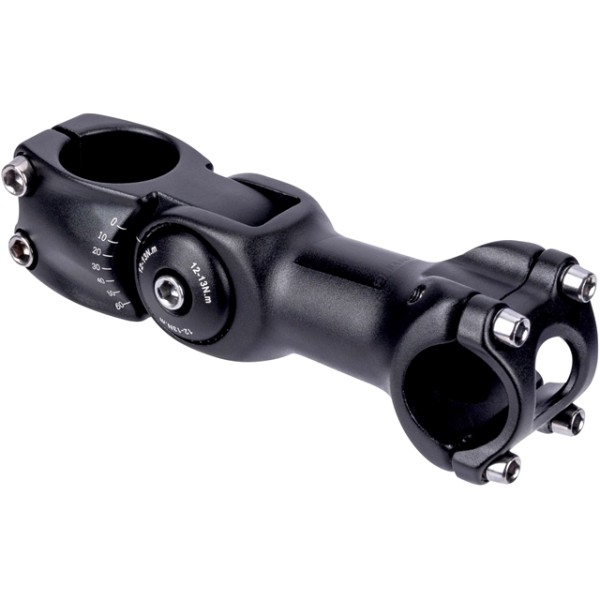 Contec Lida Vorbau 31,8 x 95mm Schwarz Aluminium