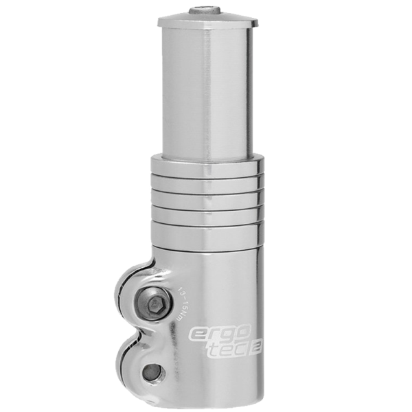 Ergotec Vorbauadapter, Ahead 28.6, verstellbar: 56-76 mm, L4, AL6061 silver