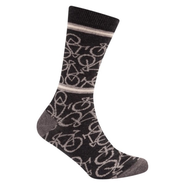 Le Patron Bicycle Socks dark grey 39-42