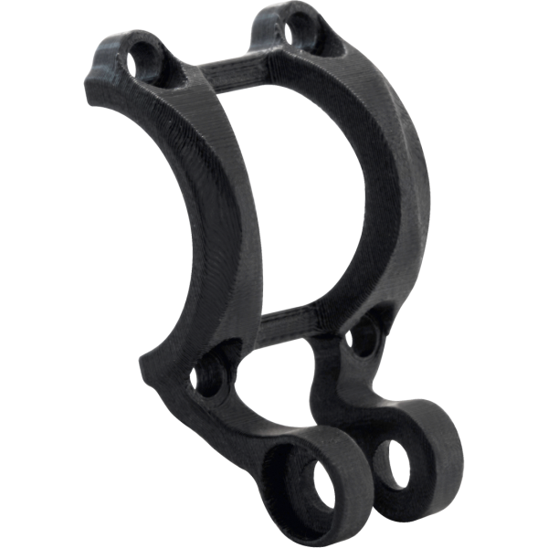 Ergotec Vorbaukappe-Halter, 31.8 black sand Integra-B, Shark, Swell-RE/ R Eco, Octopus