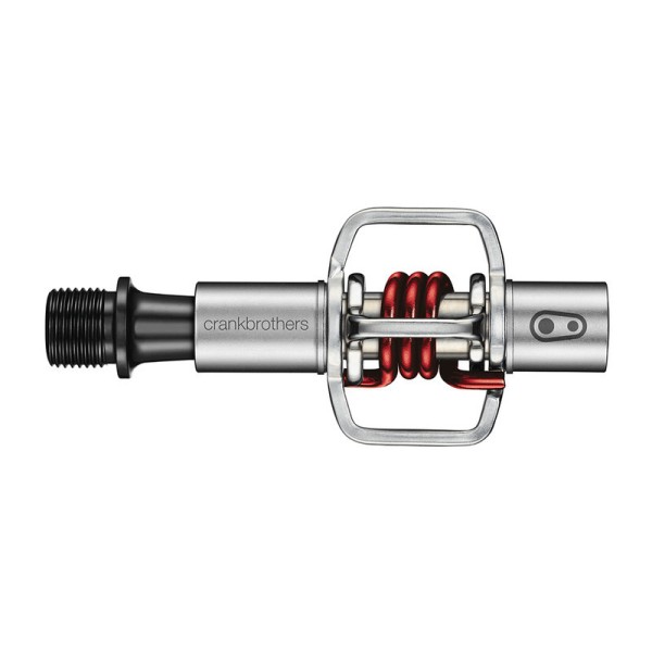 CrankBrohters Pedal Egg Beater 1 silber-rot