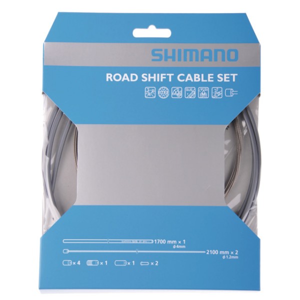 Shimano Schaltzugset Road Optislik weiss Blister
