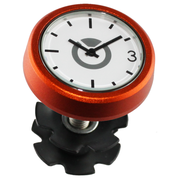 by.Schulz Uhr, Speedlifter A-Head Clock Alu orange