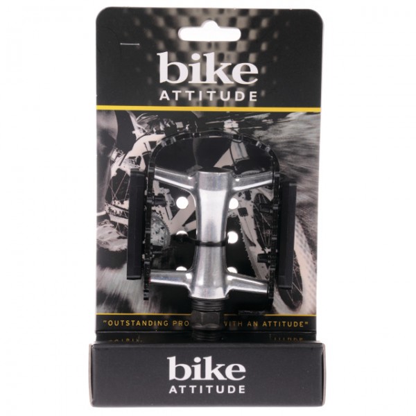 Bike Attitude Pedale MTB M149 9/16" Alu schwarz-silber