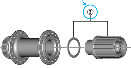 Shimano Freilaufkörper FH-QC300