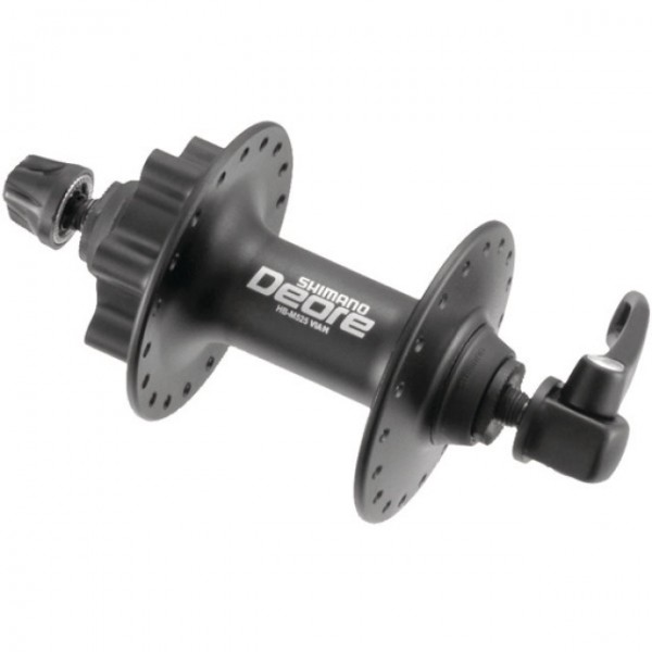 Shimano VR-Nabe Deore HB-M525 100 mm 36-Loch 6-Loch QR schwarz Box