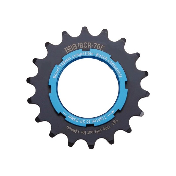 BBB Kettenblatt eBike Bosch 18 Zähne Boost kompatibel, mit Lockring