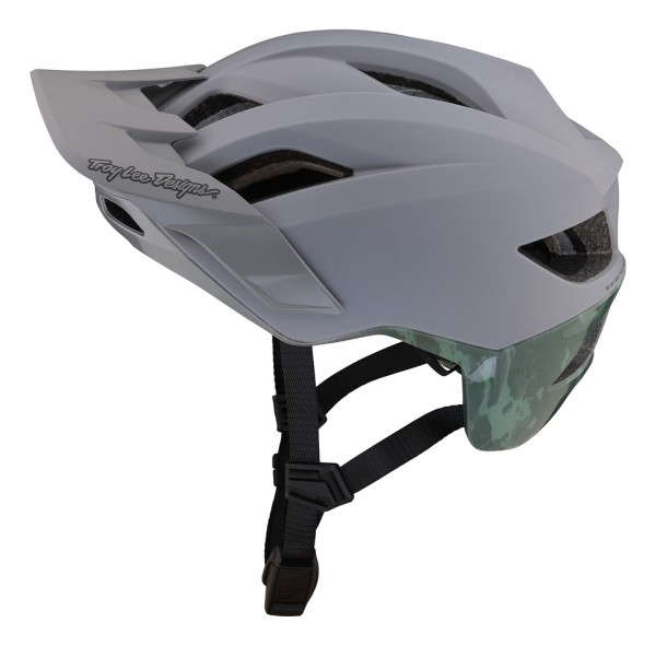 Troy Lee Designs Flowline SE Helmet w/Mips XL/XXL, Radian Camo Gray/Army Green 60-62