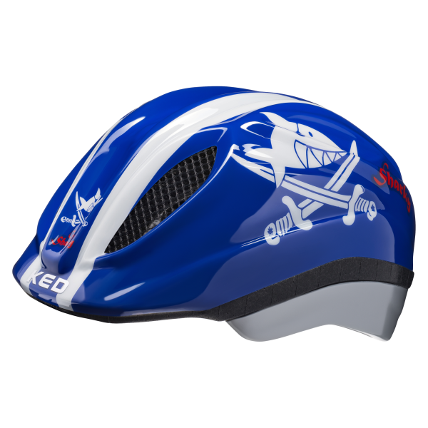 Sharky Blue - Fahrradhelm Kinder - Meggy II Originals 49-55