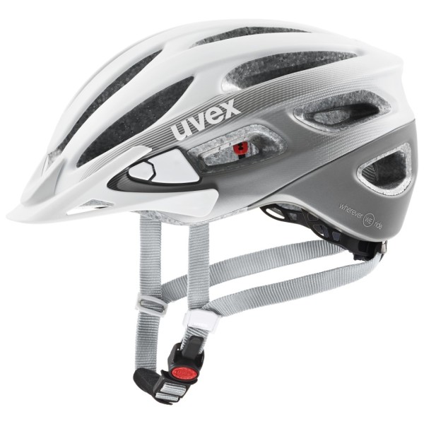 Helm Uvex true cc WE white-grey mat 52-55cm