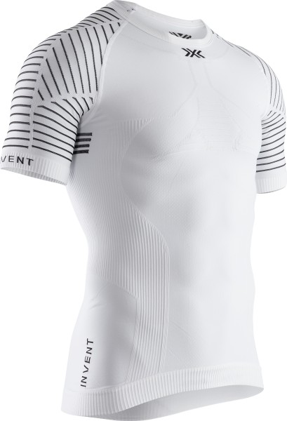 X-BIONIC MEN Invent 4.0 LT Shirt SH SL arctic white/dolomite grey, XXL