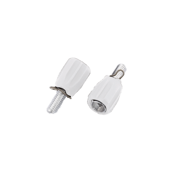 Justierschraube, M5 ROAD SPORT FRAME ADJUSTER Rahmen Aluminium white 2 Stück
