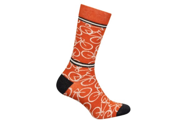 Le Patron Bicycle Socks burned orange 43-46