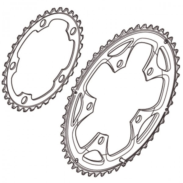 Shimano Kettenblatt Sora FC-3550 34 Zähne schwarz