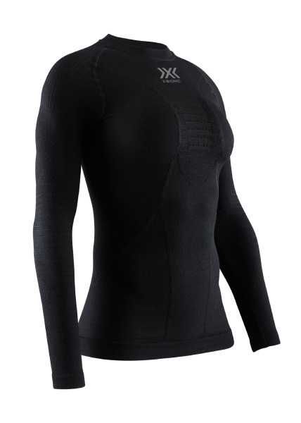 X-BIONIC Women Merino Shirt LG SL black/black
