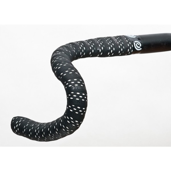 Bike Ribbon Lenkerband Drops schwarz mit weissen Tropfen
