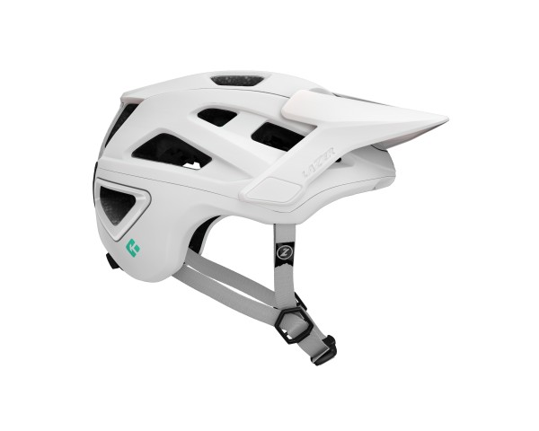 LAZER Unisex MTB Jackal KinetiCore Helm matte full white