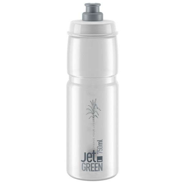 Elite Bidon Jet Green 750 ml transparent