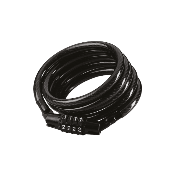 Masterlock Spiralkabelschloss, Zahlenkombination black