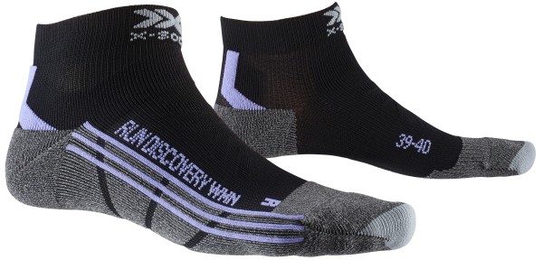 X-SOCKS Women Run Discovery 4.0 black/stone grey melange