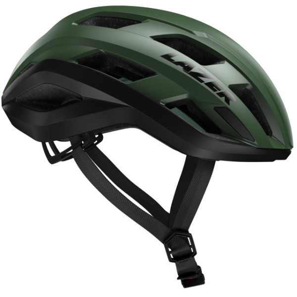 LAZER Unisex Road Strada KinetiCore Helm matte green