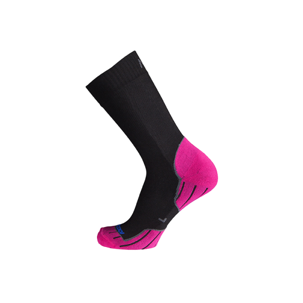 Trekking-Socke, FEELCOOL FUNEFRIA, Damen, SCHWARZ FUXIA, 35-36
