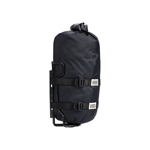 BBB Gepäcktasche 4L 14x14x30cm mit Aluhalter schwarz, wasserdicht