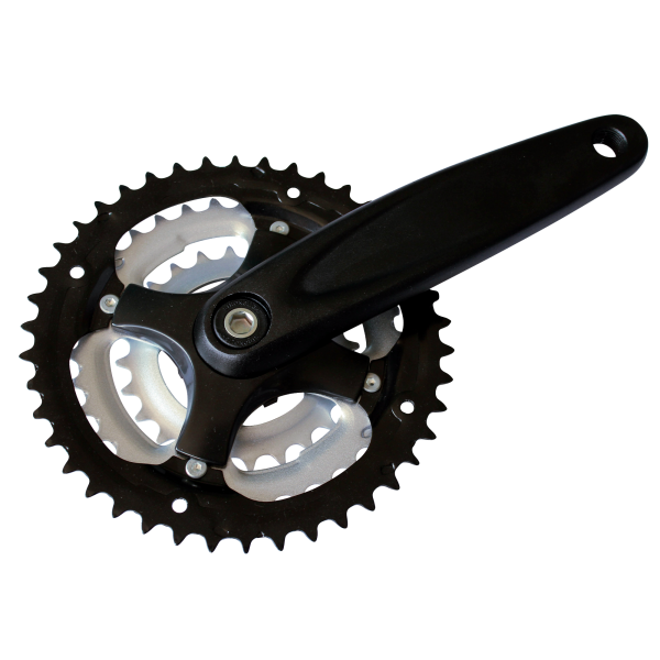 Kurbelgarnitur, ARGOS, JIS, 42/34/24,Steel, black, 104-64,9 Speeds,170