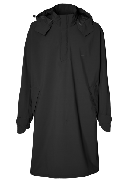 Basil Mosse Regenponcho unisex jet black XL/XXL