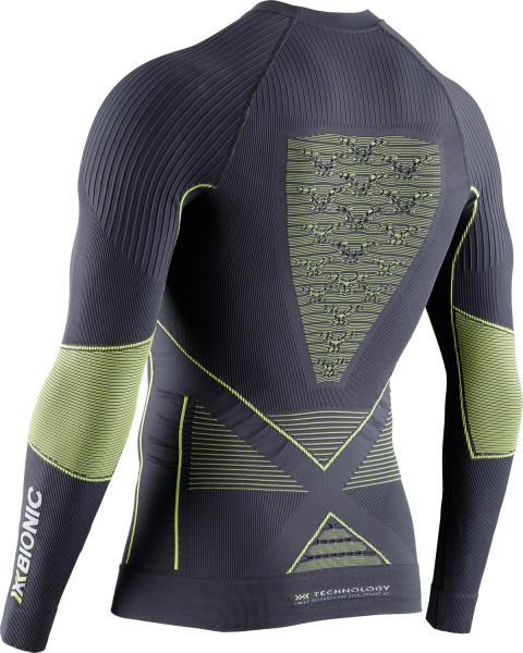 X-BIONIC MEN Energy Accumulator 4.0 Shirt LG SL charcoal/yellow