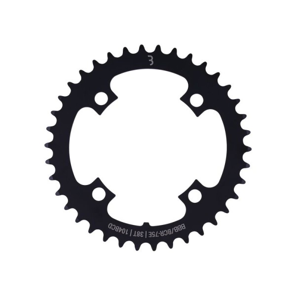 BBB Kettenblatt E-BikeGear, 38Z,Lochkr.104mm Stahl, 1-12 Speed, 4-Arm