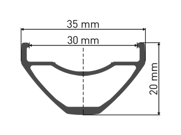 H 552 Felge DB 27.5" 30 28L